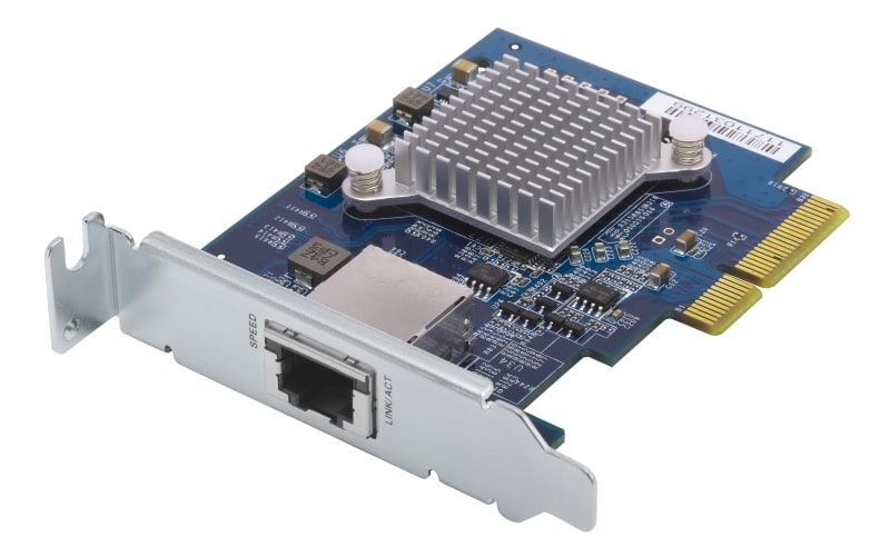 QNAP Адаптер Network Card Dual-port BASET 10GbE PCIe Gen2 x4