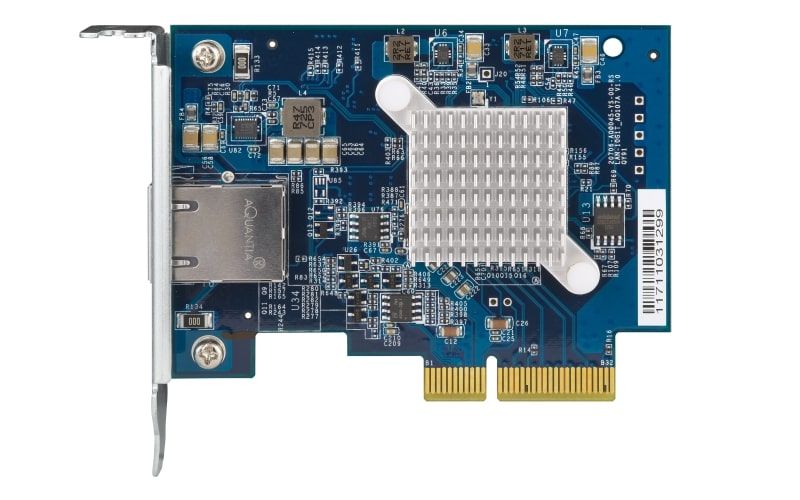 QNAP Адаптер Network Card Dual-port BASET 10GbE PCIe Gen2 x4