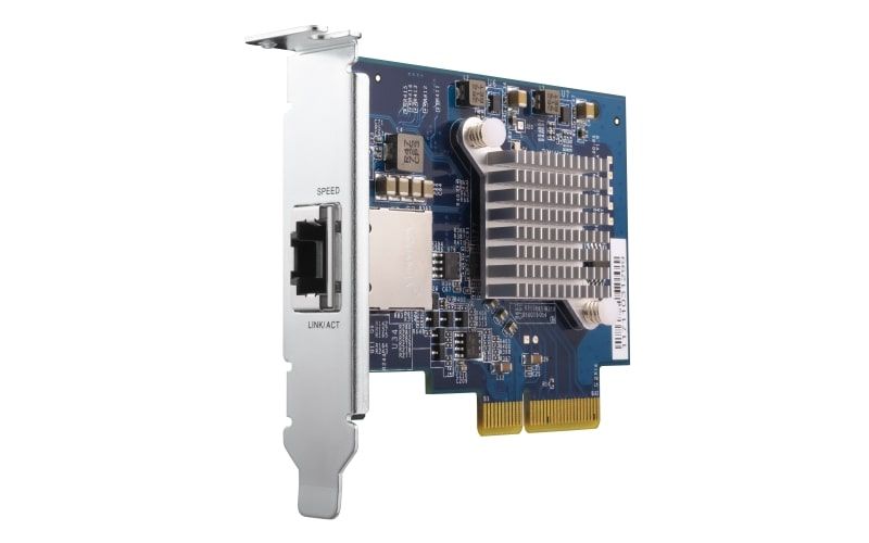 QNAP Адаптер Network Card Dual-port BASET 10GbE PCIe Gen2 x4