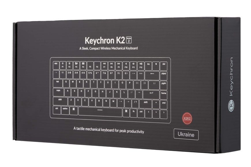 Keychron Клавіатура K2 84 Key Gateron G PRO Red WL UA Retro