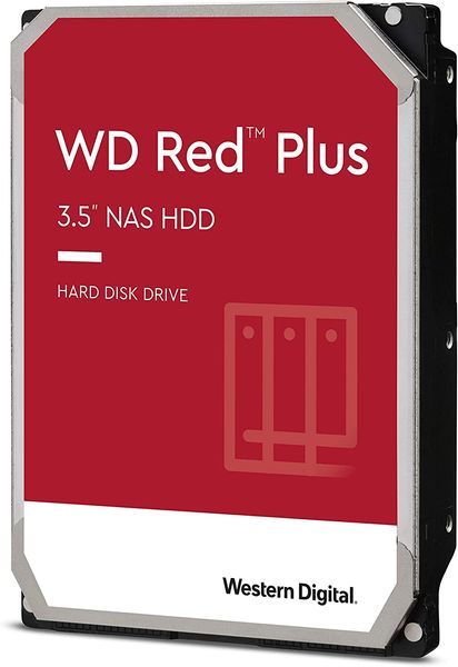 WD Жесткий диск 4TB 3.5" 5400 256MB SATA Red Plus NAS