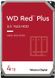 WD Жесткий диск 4TB 3.5" 5400 256MB SATA Red Plus NAS