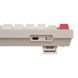 Keychron Клавіатура механічна C1 87Key, Gateron G pro Blue, USB-A, EN/UKR, No Led, Сірий