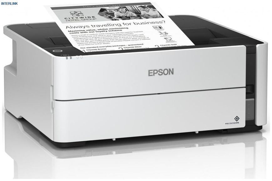 Epson Принтер ink mono A4 EcoTank M1140 39 ppm Duplex USB Pigment