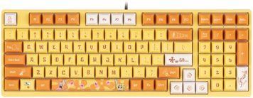 Akko Клавіатура механічна 3098S Sponge Bob 98Key, CS Sponge, USB-A, Hot-swappable, EN/UKR, RGB, Жовтий