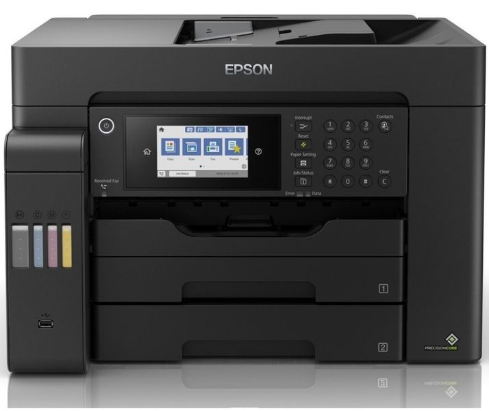 Epson БФП ink color A3 EcoTank L15150 32_22 ppm Fax ADF Duplex USB Ethernet Wi-Fi 4 inks Pigment