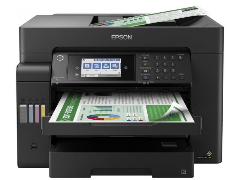 Epson БФП ink color A3 EcoTank L15150 32_22 ppm Fax ADF Duplex USB Ethernet Wi-Fi 4 inks Pigment