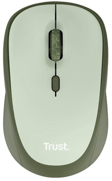 Trust Мышь Yvi+ Silent WL ECO Green