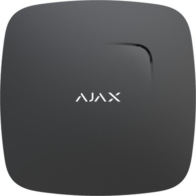 Ajax Бездротовий датчик диму FireProtect, Jeweller, 3V CR2, 85 дБ, чорний