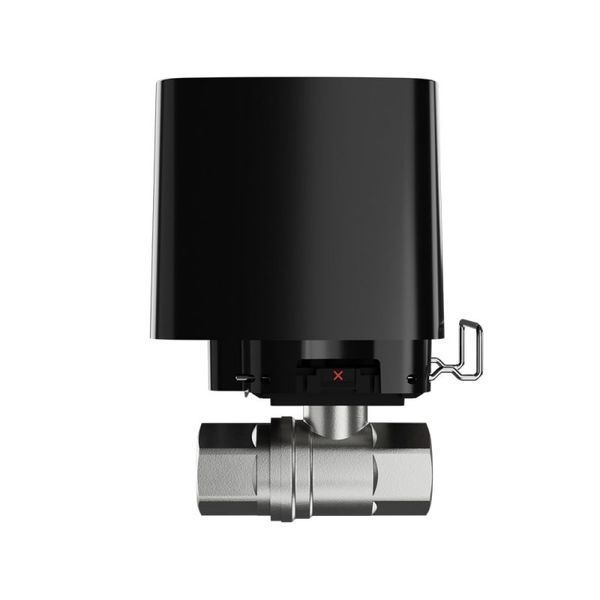 Ajax Комплект охоронної сигналізації StarterKit 2 + Розумний кульовий кран WaterStop 1/2", чорний