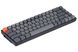 Keychron Клавиатура механическая K6 68Key, Gateron G Pro Blue, BT/USB-A, EN/UKR, White LED, Black