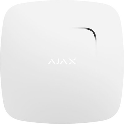 Ajax Бездротовий датчик диму FireProtect, Jeweller, 3V CR2, 85 дБ, білий