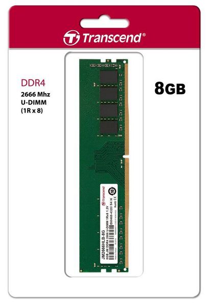 Transcend Память ПК DDR4 8GB 2666