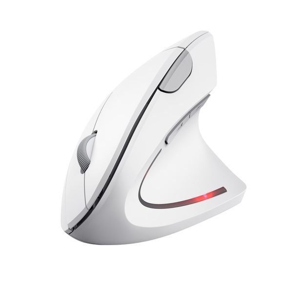 Trust Мышь Verto Ergonomic, WL, Белый