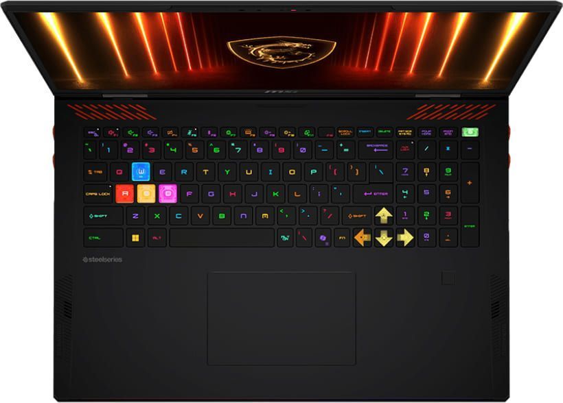 Ноутбук MSI Raider 18 HX AI A2XWIG-251UA 18" UHD+, Intel U9-285HX, 64GB, F2TB, NVD5080-16, W11, чорний 9S7-182462-251 фото