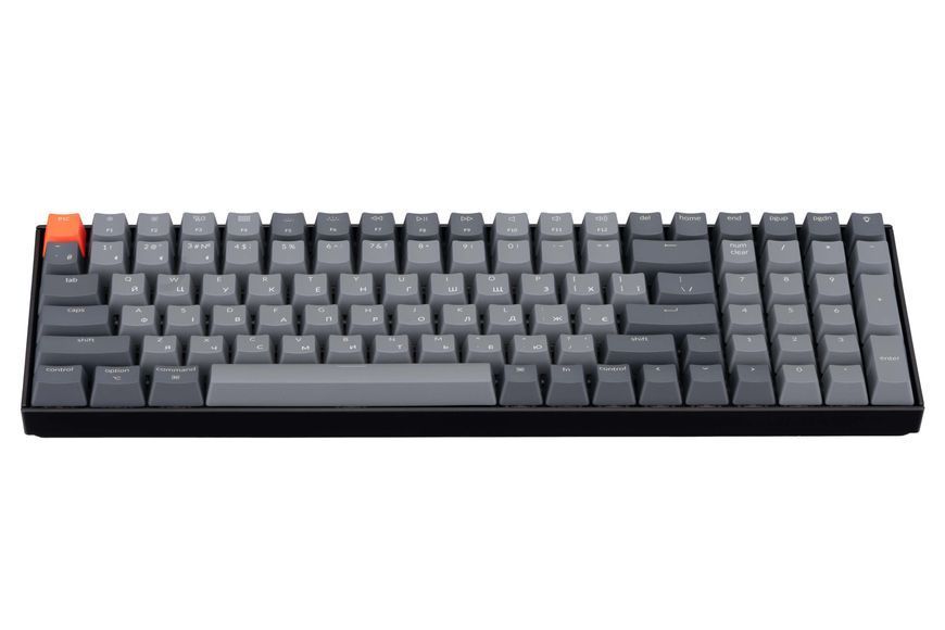 Keychron Клавіатура механічна K4 100Key, Gateron G PRO Red, BT/USB-A, EN/UKR, RGB, Чорний