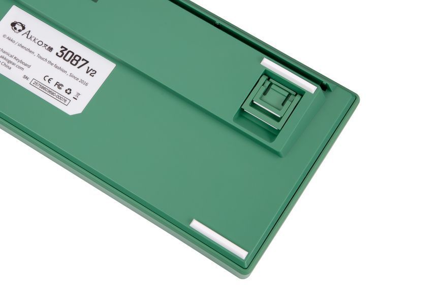 Akko Клавиатура механическая 3087 Matcha Red 87Key, Cherry MX Blue, USB-A, EN/UKR, No LED, Green