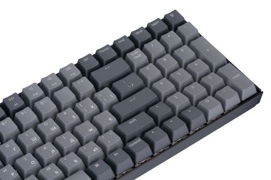 Keychron Клавіатура механічна K4 100Key, Gateron G PRO Red, BT/USB-A, EN/UKR, RGB, Чорний