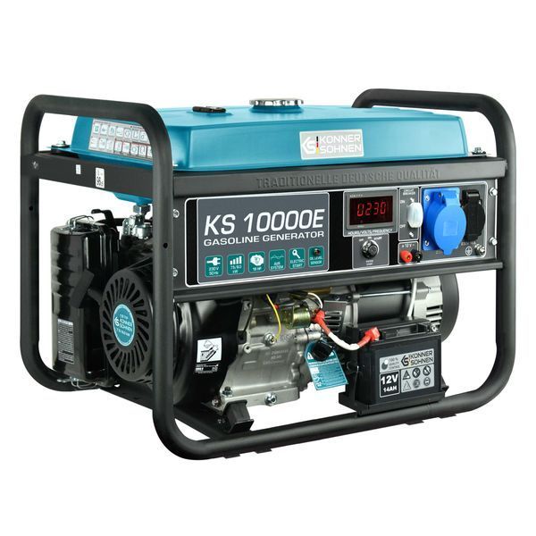 K&ouml;nner & S&ouml;hnen Генератор бензиновый KS 10000E, 230В, 8кВт, электростартер, 85.5кг