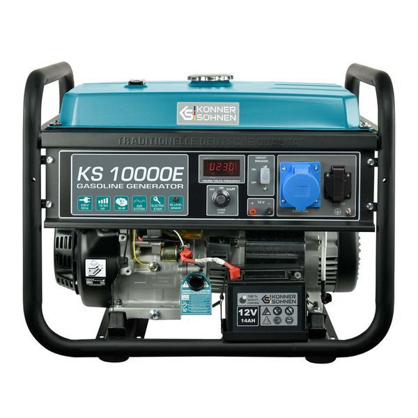 K&ouml;nner & S&ouml;hnen Генератор бензиновый KS 10000E, 230В, 8кВт, электростартер, 85.5кг