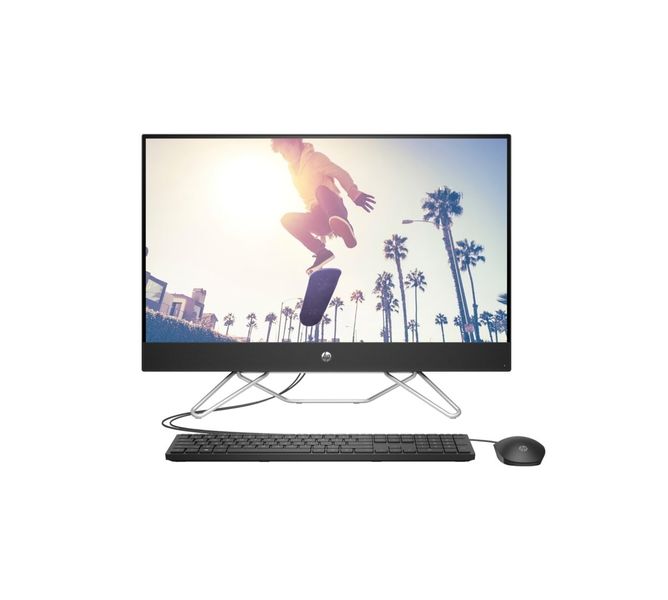 HP Комп'ютер персональний моноблок All-in-One 27" FHD IPS AG, Intel i3-1215U, 8GB, F256GB, UMA, WiFi, кл+м, DOS, чорний