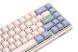 Varmilo Клавиатура механическая Minilo VXT67 Eucalyptus 67Key, Gateron G Pro 2.0 Silver, BT/WL/USB-A, Hot-Swap, EN, RGB, Розовый