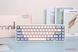 Varmilo Клавиатура механическая Minilo VXT67 Eucalyptus 67Key, Gateron G Pro 2.0 Silver, BT/WL/USB-A, Hot-Swap, EN, RGB, Розовый