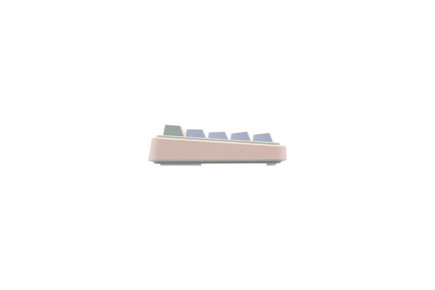 Varmilo Клавиатура механическая Minilo VXT67 Eucalyptus 67Key, Gateron G Pro 2.0 Silver, BT/WL/USB-A, Hot-Swap, EN, RGB, Розовый