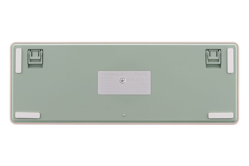 Varmilo Клавиатура механическая Minilo VXT67 Eucalyptus 67Key, Gateron G Pro 2.0 Silver, BT/WL/USB-A, Hot-Swap, EN, RGB, Розовый