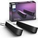 Philips Hue Панель освітлення розумна Play, 2000K-6500K, RGB, ZigBee, димування, базовий комплект, блок живлення, 2шт, чорний