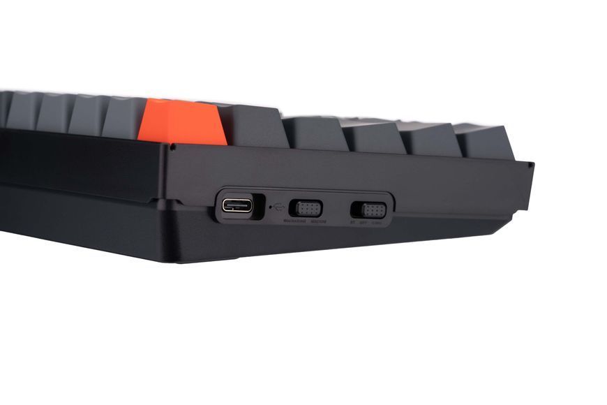 Keychron Клавиатура механическая K4 100Key, Gateron G PRO Brown, BT/USB-A, EN/UKR, White Led, Черный