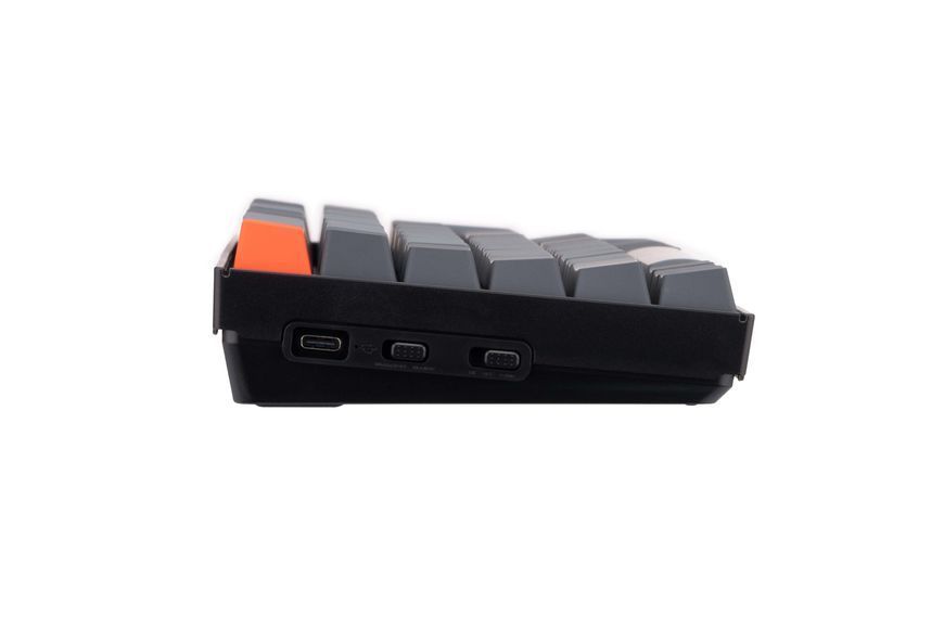 Keychron Клавиатура механическая K4 100Key, Gateron G PRO Brown, BT/USB-A, EN/UKR, White Led, Черный