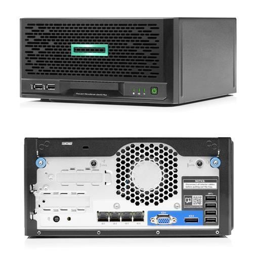 Сервер HPE MicroServer Gen10 Plus v2 E-2314 2.80GHz/4-core/1P, 16GB-U, VROC, 4LFF NHP, 180W External PS, MicroTower, iLo STD, 1Y Warranty P54649-421 фото
