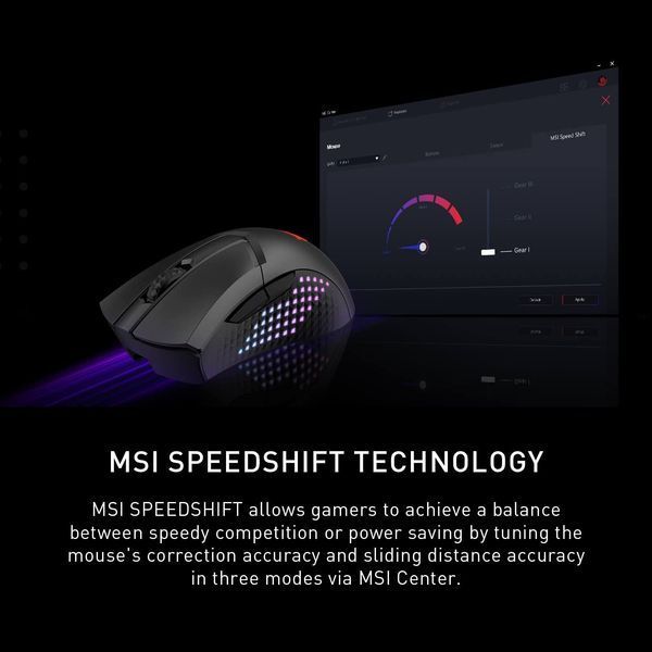 MSI Миша Clutch GM51 LIGHTWEIGHT WIRELESS