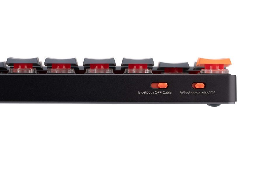 Keychron Клавіатура K1SE 87 Key Optical Red White Led Hot-Swap WL UA Black