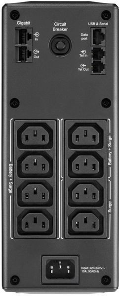 APC Джерело безперебійного живлення Back UPS Pro BR 1600VA, LCD BR1600MI фото