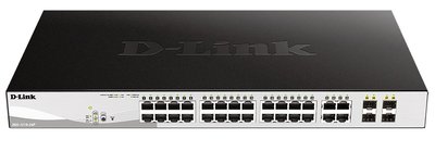 D-Link Комутатор D-Link DGS-1210-24P/E PoE, Websmart