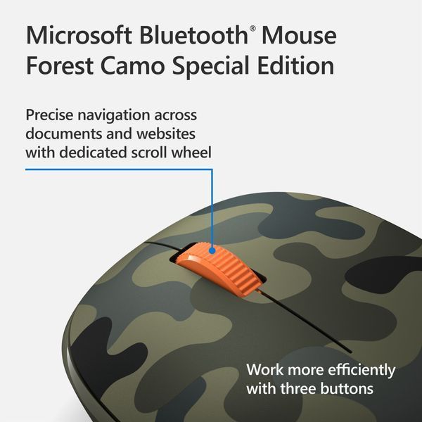 Microsoft Миша Camo SE Bluetooth Green Camo