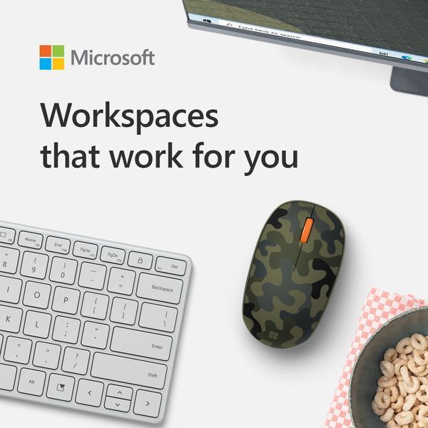Microsoft Миша Camo SE Bluetooth Green Camo