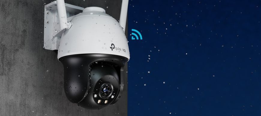 TP-Link IP-Камера VIGI-C540-W-4, PoE, 4Мп, 4 мм, Wi-Fi, H265+, IP66, Dome, кольорове нічне бачення, зовнішня