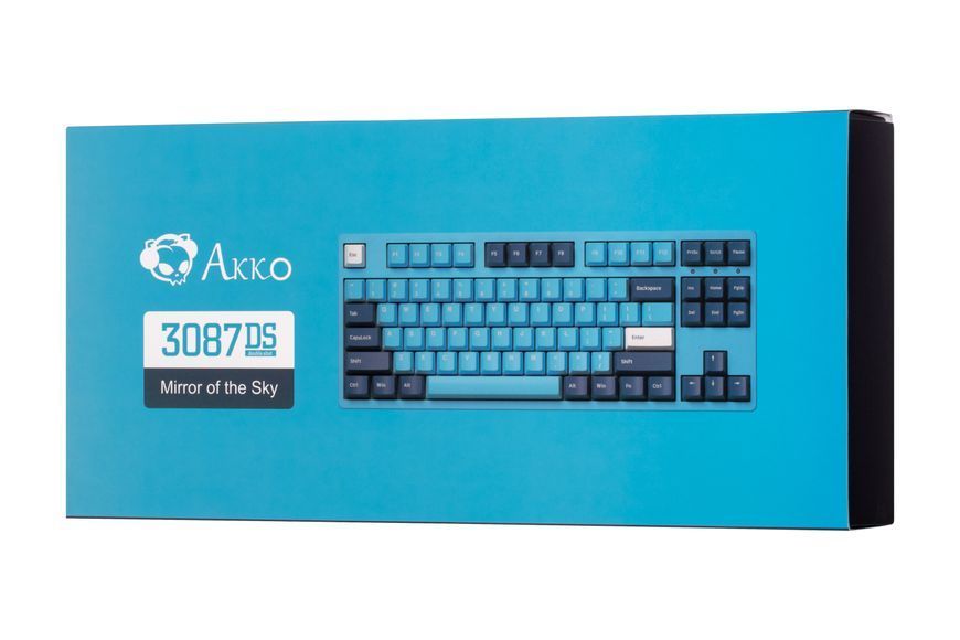 Akko Клавиатура механическая 3087 Mirror of the Sky 87Key, CS Lavender Purple, USB-A, EN/UKR, No LED, Голубой