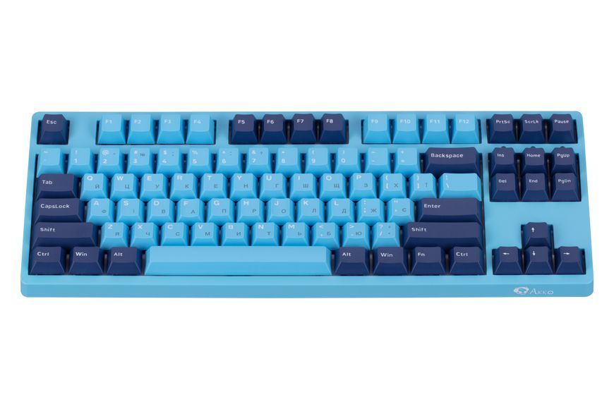 Akko Клавиатура механическая 3087 Mirror of the Sky 87Key, CS Lavender Purple, USB-A, EN/UKR, No LED, Голубой