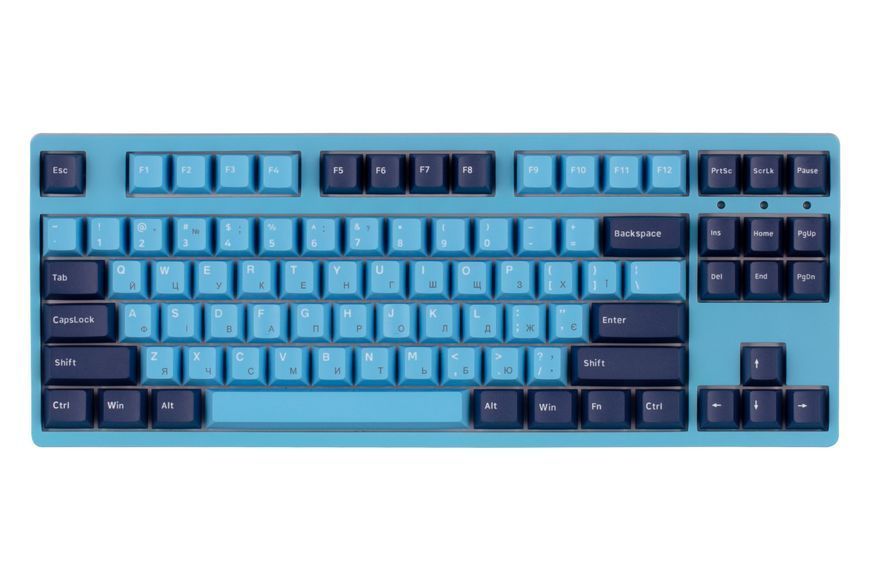 Akko Клавиатура механическая 3087 Mirror of the Sky 87Key, CS Lavender Purple, USB-A, EN/UKR, No LED, Голубой