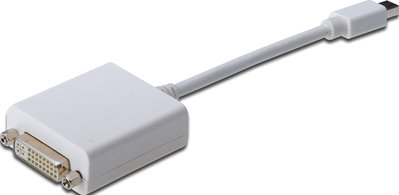 Digitus mini DisplayPort to DVI (24+5) (AM/AF) 0.15m, white
