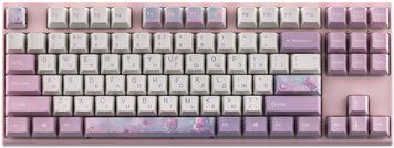 Varmilo Клавіатура механічна VED87 Dreams On Board 87Key, Cherry Mx Brown, BT/USB-A, EN/UKR, No Led, Рожевий