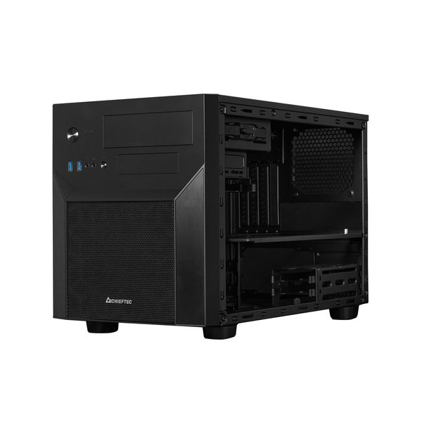 Chieftec Корпус Pro Cube CI-02B, без БЖ, 2xUSB3.1, mATX, чорний