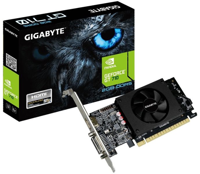 Gigabyte GeForce GT710 2GB DDRR5 64bit low profile