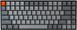 Keychron Клавіатура механічна K2 84Key, Gateron G PRO Brown, BT/USB-A, EN/UKR, RGB, Чорний