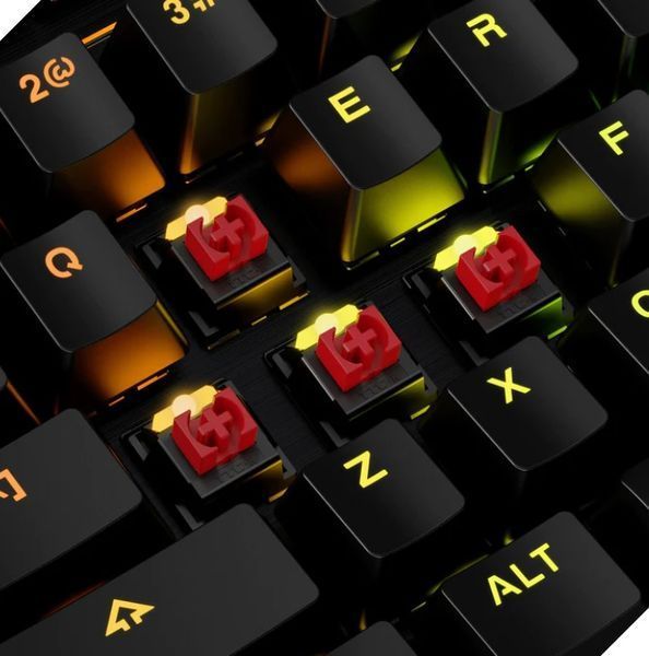 HyperX Клавіатура HyperX Alloy MKW100 TTC Red USB RGB ENG/RU, Black