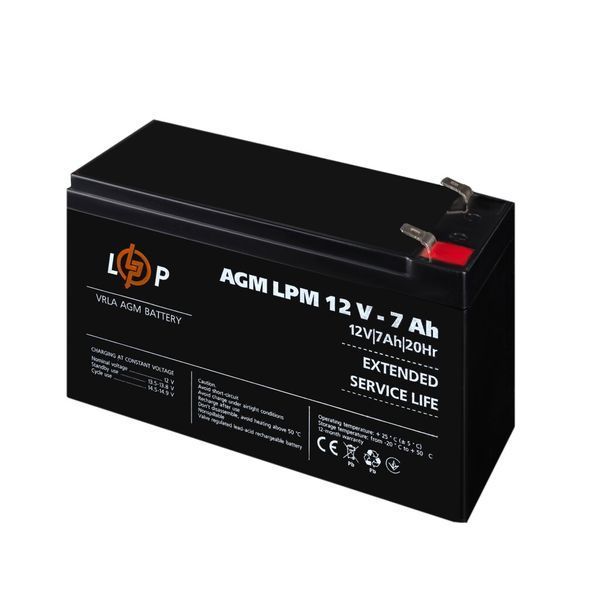 Аккумулятор AGM LPM 12V - 7 Ah